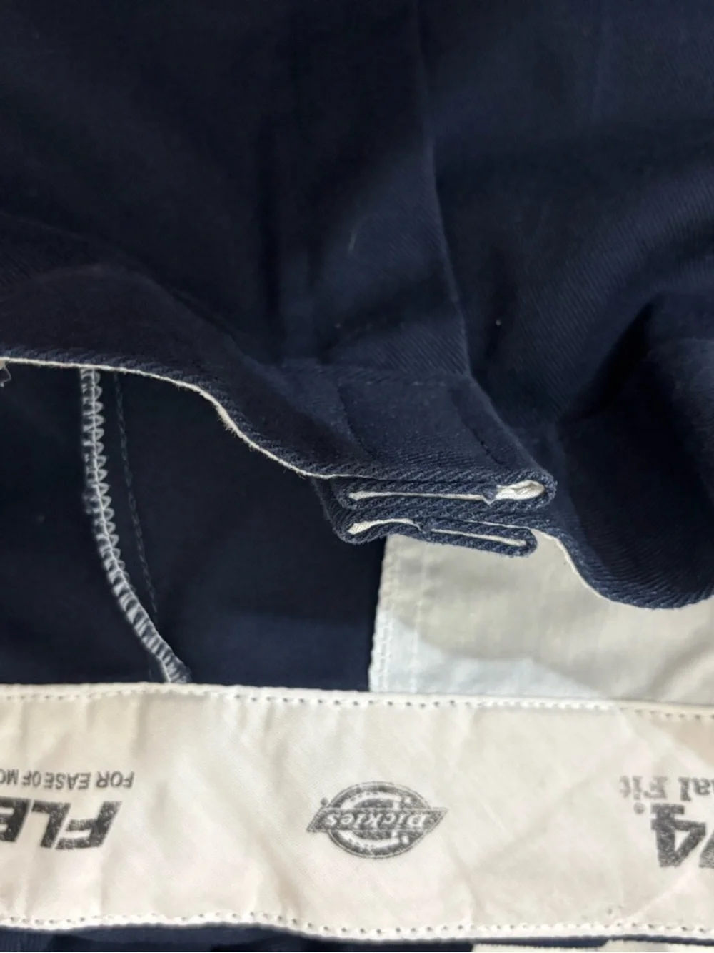Dickies Navy Straight-Leg Work Dress Pants - Picture 8 of 8